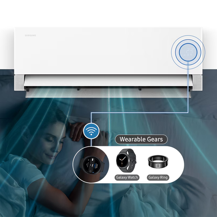 Samsung AC Split 1 1/2 PK Inverter Windfree Neo Ultra AI - AR80H13DADWNSE